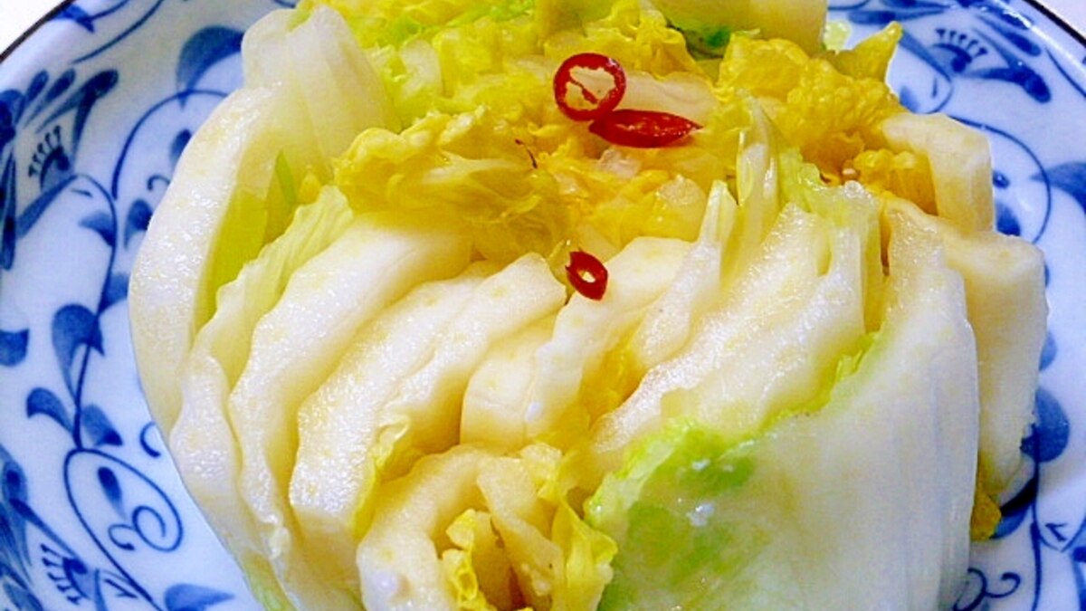 重しをのせて 白菜漬け レシピ 作り方 By さとママ3645 楽天レシピ 重しをのせて 白菜漬け レシピ 作り方 By さとママ3645 楽天レシピ